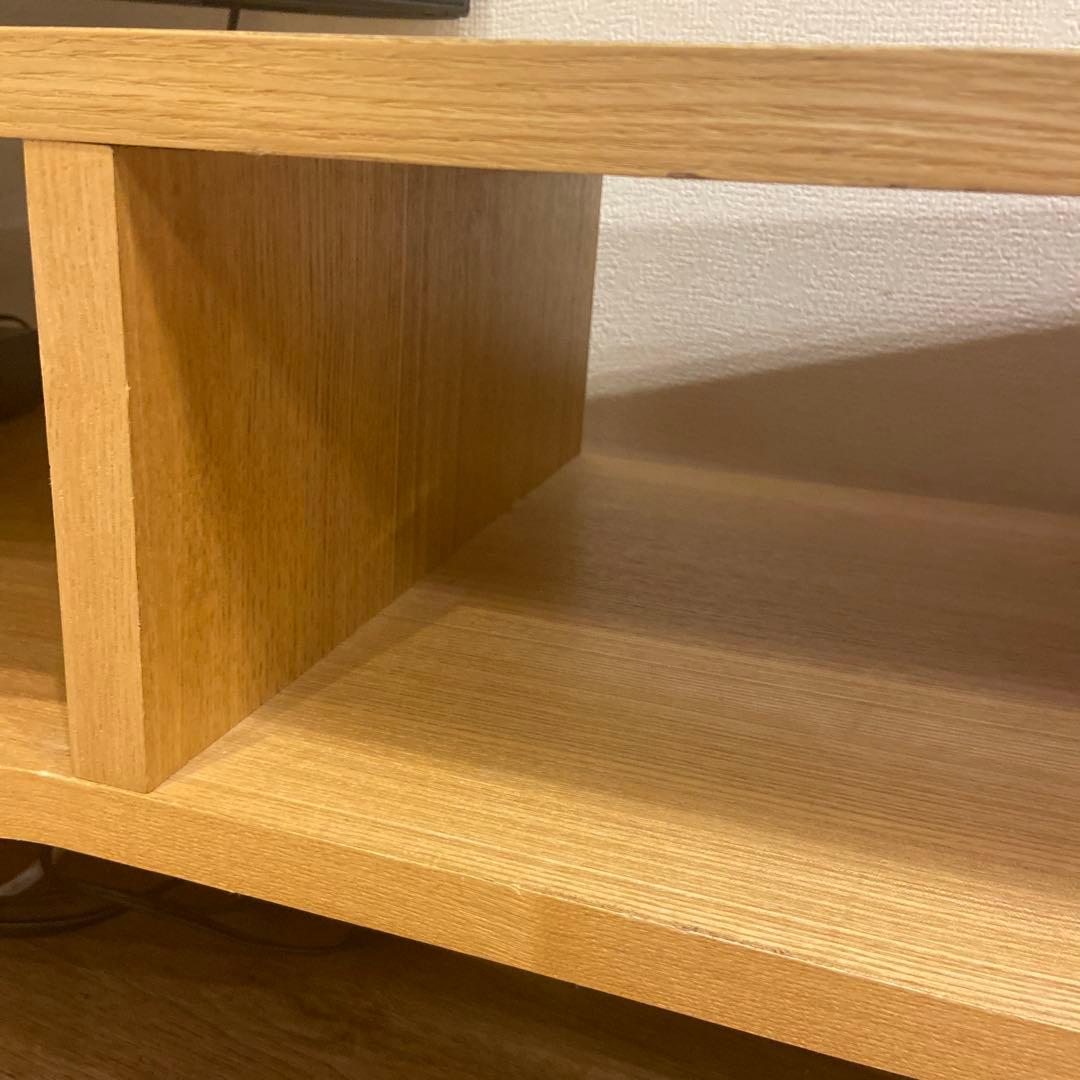 ベルメゾン　天然木の変形コーナーテレビボード テレビ台