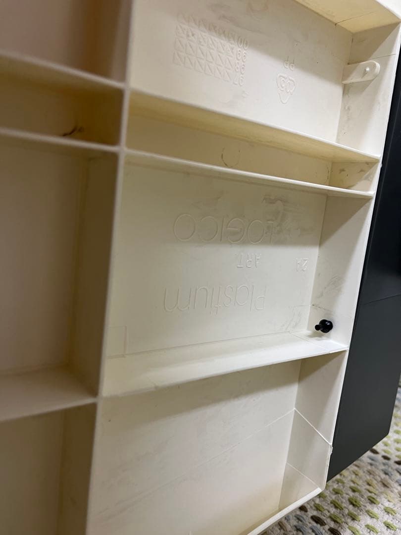 送料込！イタリア　Plastium ART Logico パソコンデスク 棚PC