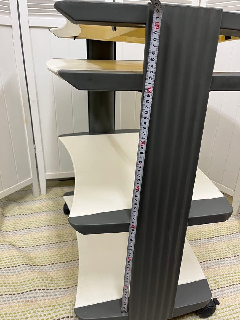 送料込！イタリア　Plastium ART Logico パソコンデスク 棚PC