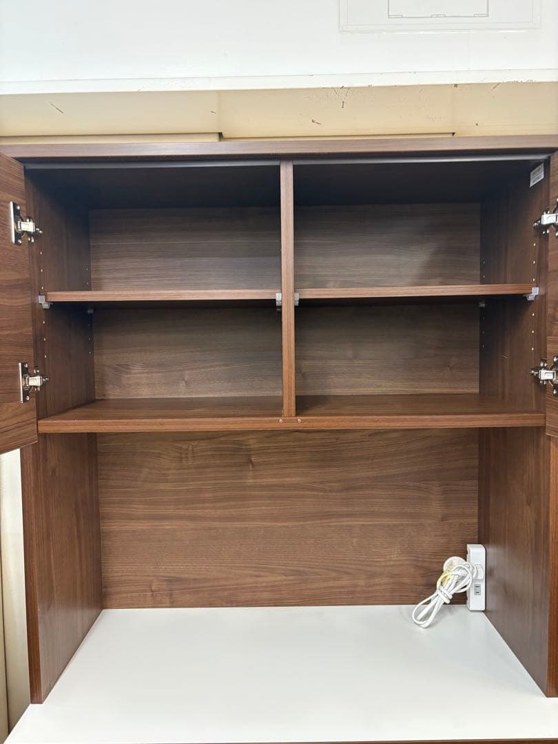 M055 レンジボード 食器棚 カップボード　上下分割可能　 幅895mm