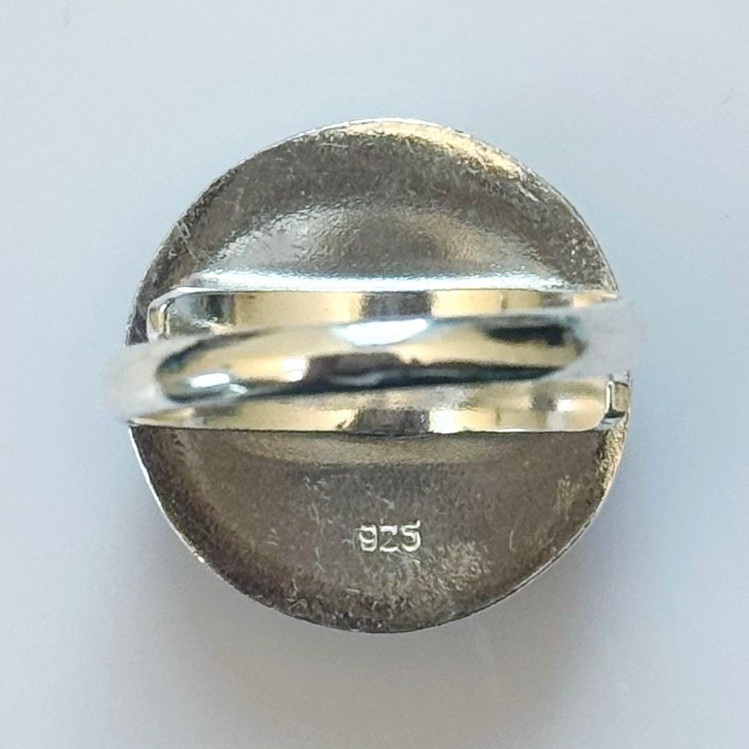 ♡ぷっくりまん丸ラリマーのリング♡S925 freesize