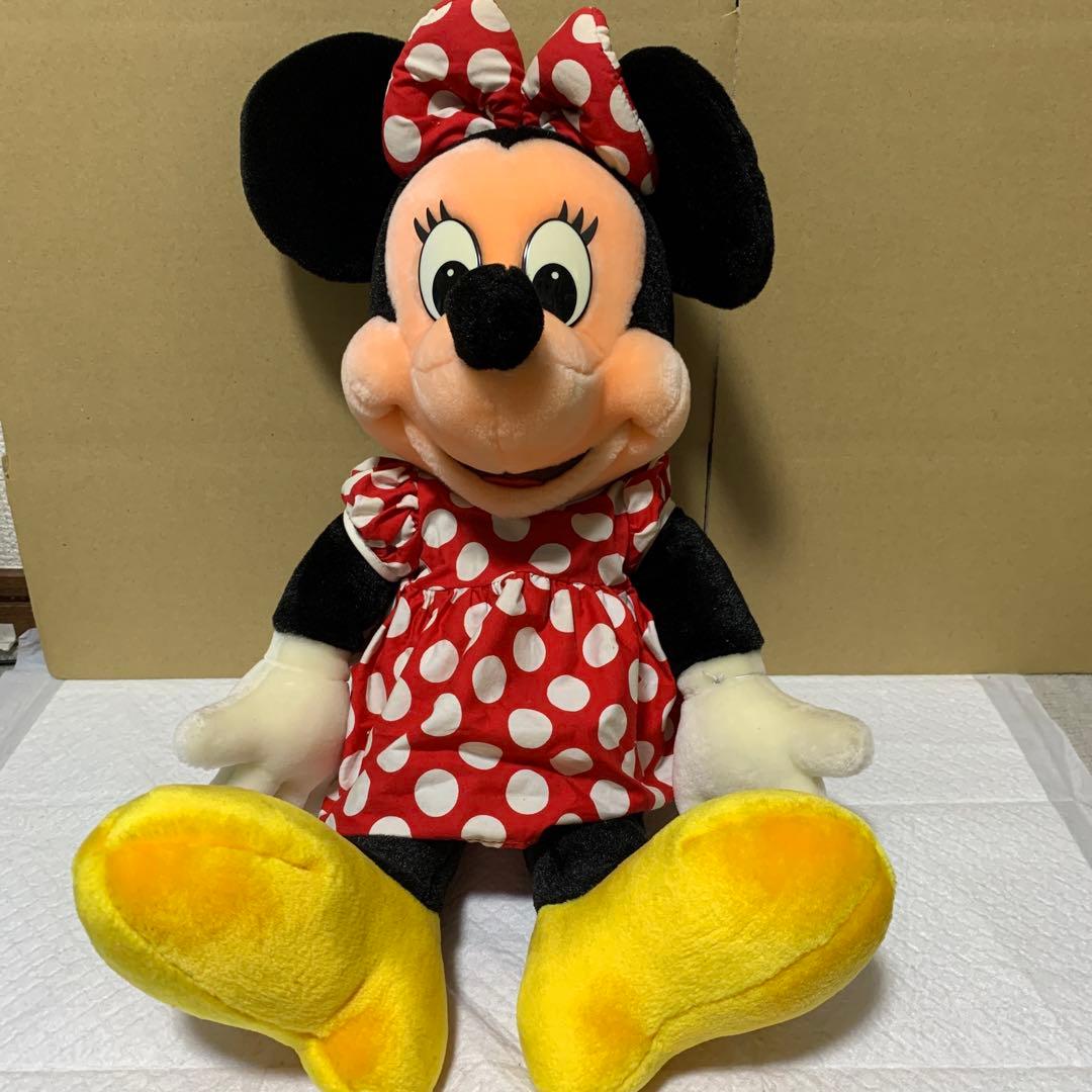 ディズニー ミニーマウス ぬいぐるみ 東京ディズニーランド レトロ