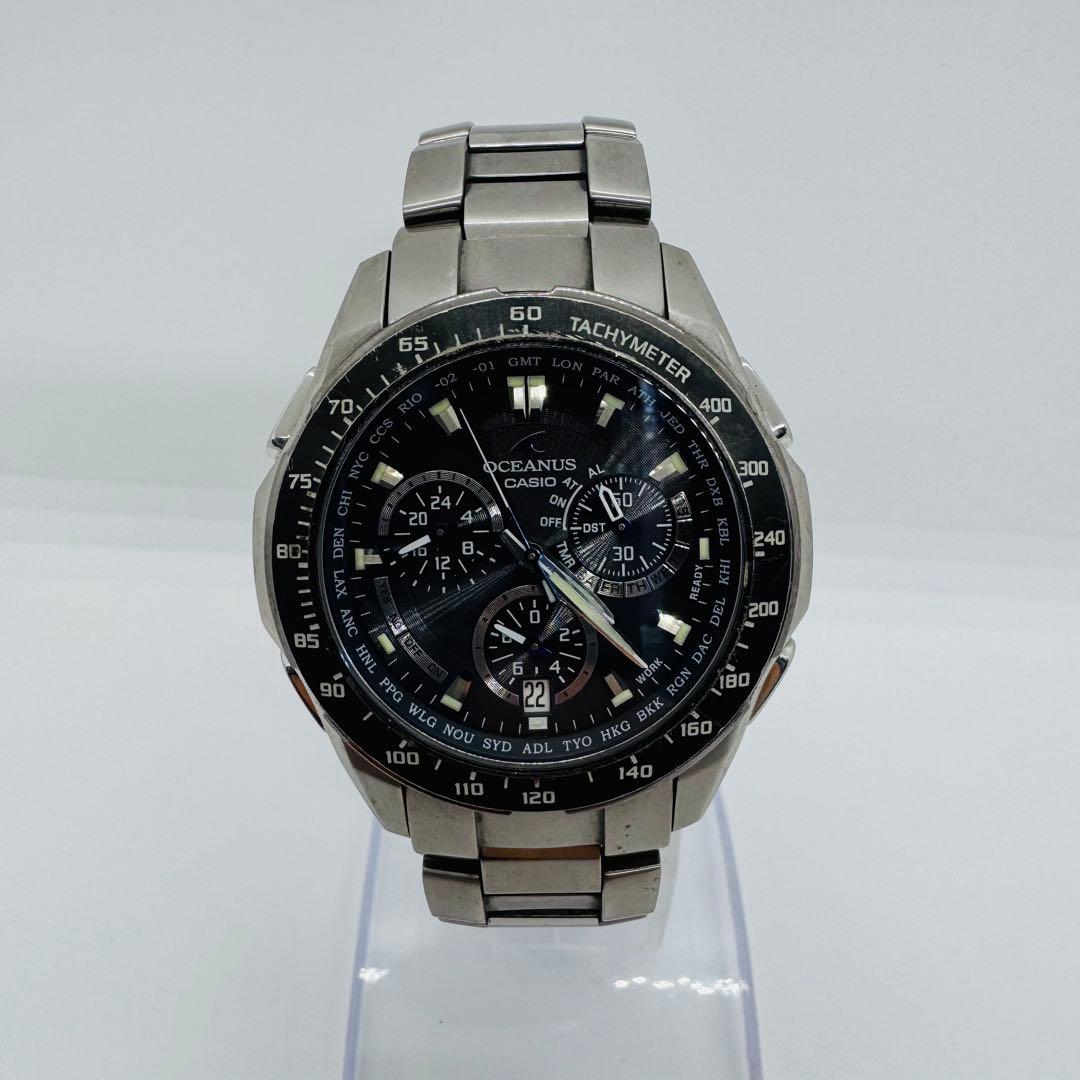 ✨CASIO✨OCEANUS✨ソーラー✨電波時計✨WA-10BAR✨腕時計✨