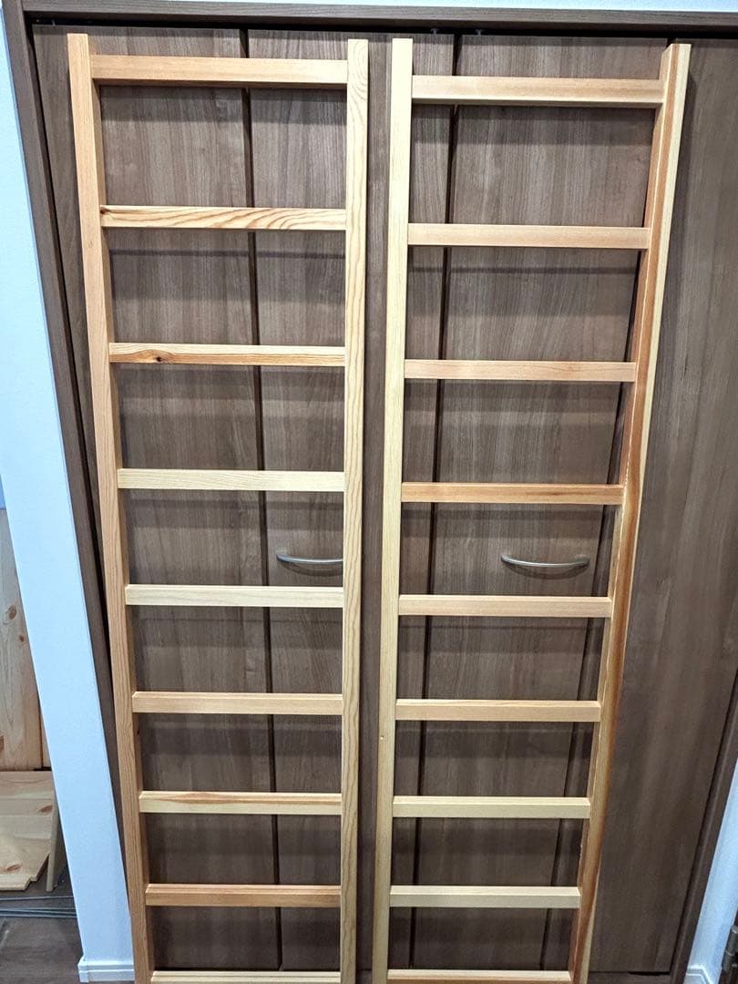 無印良品　パイン材ユニットシェルフ　幅86c奥行き39.5 高さ175.5