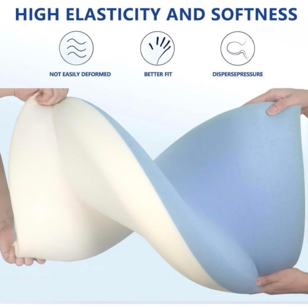 MINILUCK 低反発枕 冷却 枕 洗える カバー 通気性 メッシュ