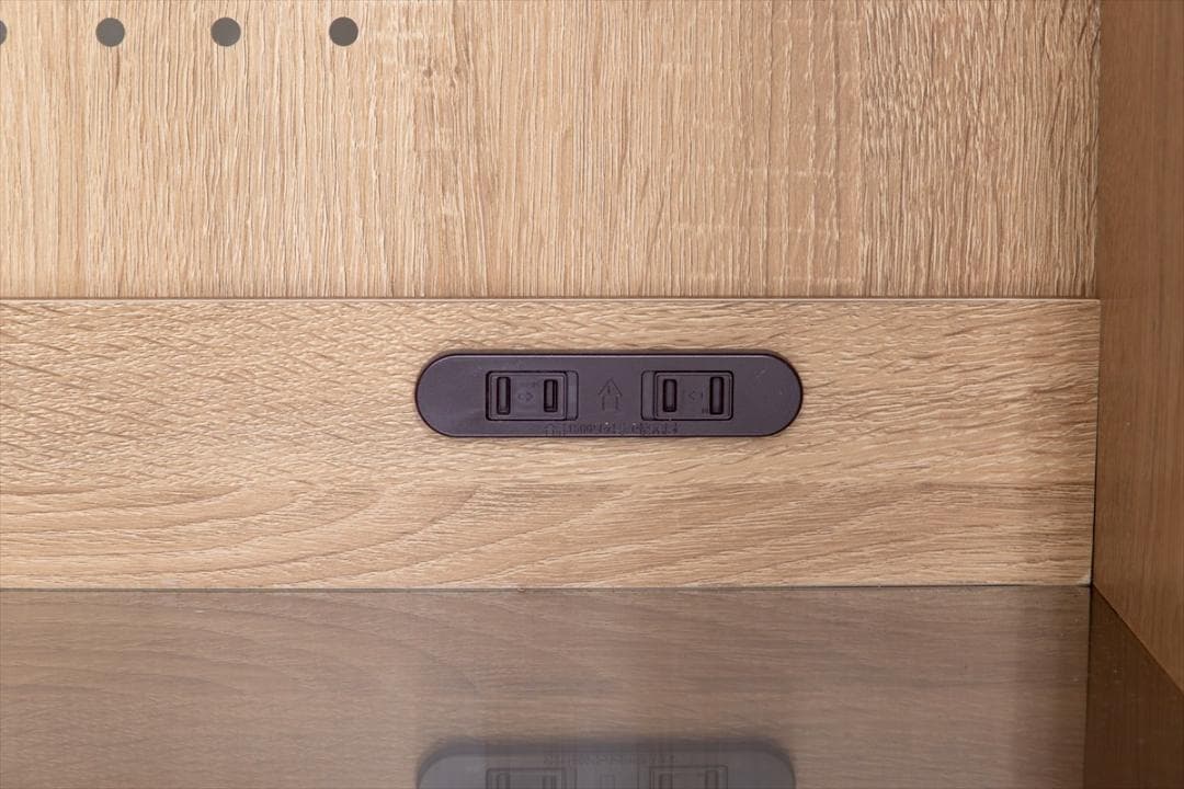 【送料無料】ステンレス天板食器棚 大容量 2口コンセント レンジ台 キッチン収納