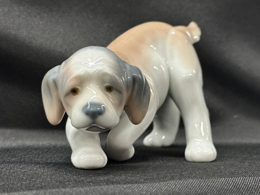 【美品】LLADRO リヤドロ　犬　子犬　仔犬　フィギュリン　置物　陶器
