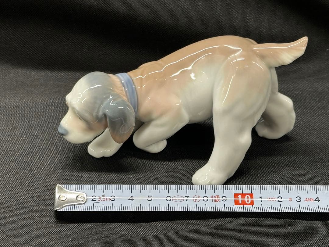 【美品】LLADRO リヤドロ　犬　子犬　仔犬　フィギュリン　置物　陶器