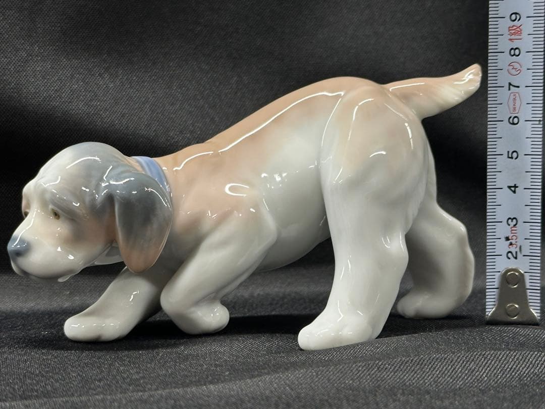 【美品】LLADRO リヤドロ　犬　子犬　仔犬　フィギュリン　置物　陶器