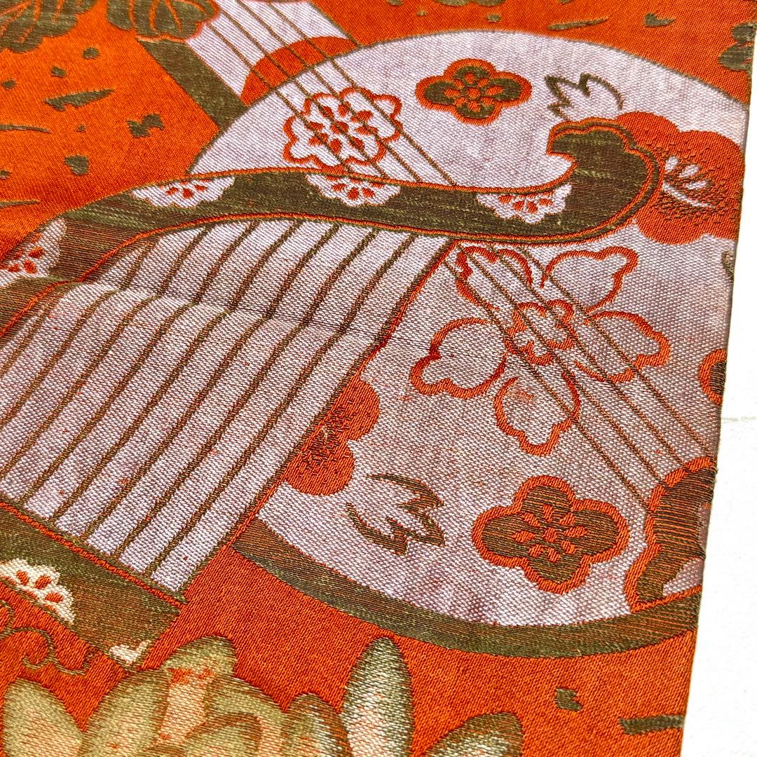 アンティーク帯 子供用帯 七五三 乱菊 三味線 グラデーション NO-1136