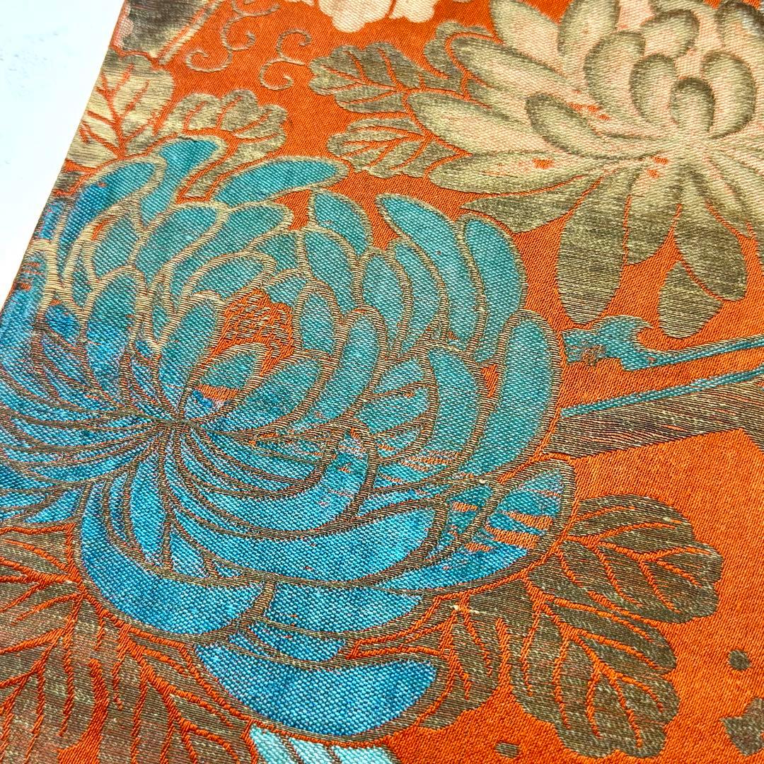 アンティーク帯 子供用帯 七五三 乱菊 三味線 グラデーション NO-1136