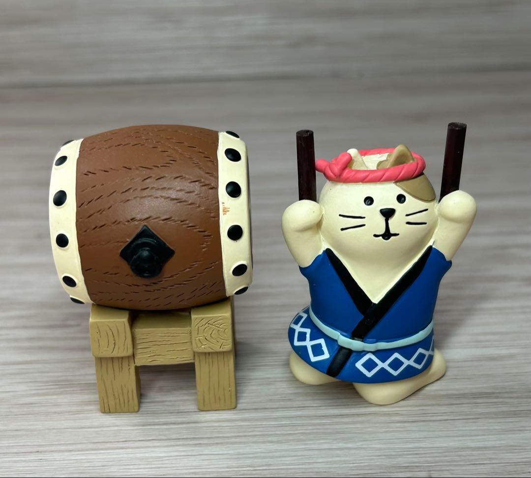 コンコンブル　和太鼓猫セット