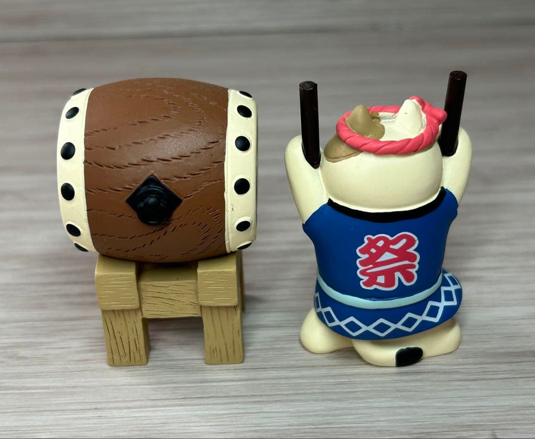 コンコンブル　和太鼓猫セット