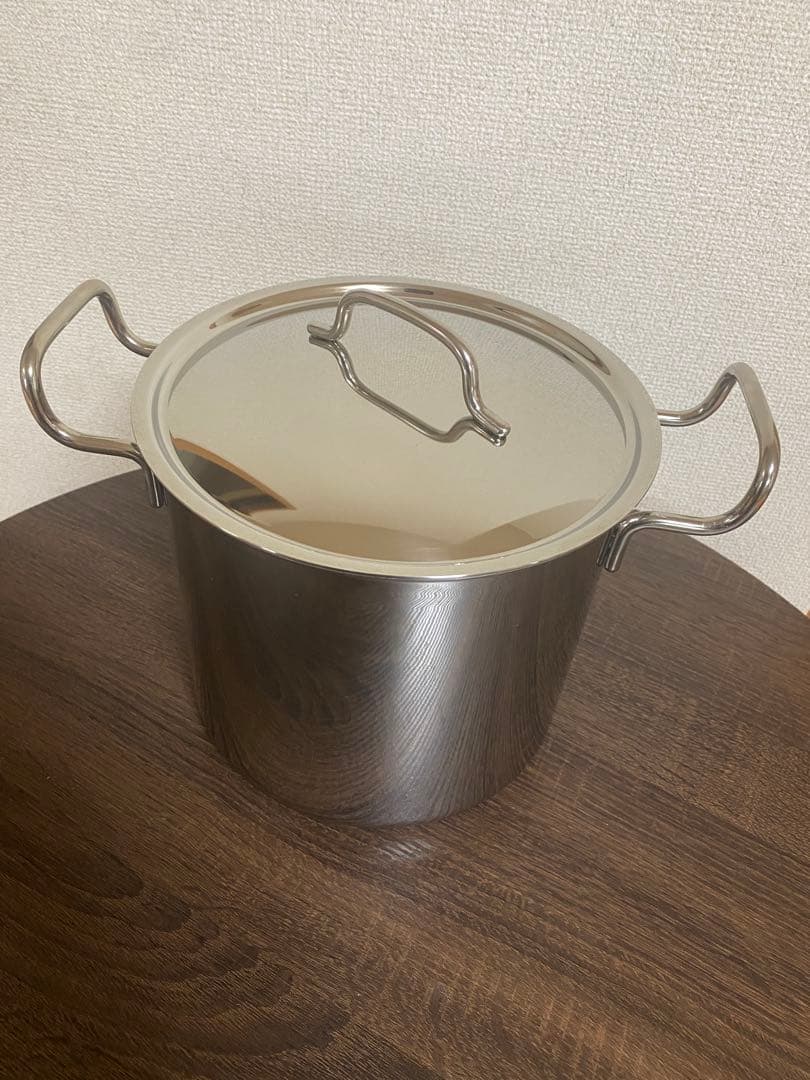 ジオ・プロダクト 深型両手鍋21cm【 直火 IH 対応 鍋 ステンレス 】