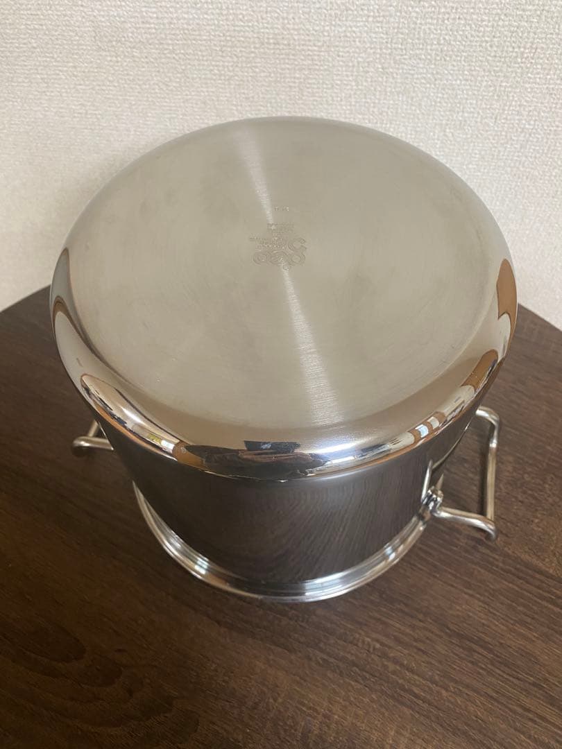 ジオ・プロダクト 深型両手鍋21cm【 直火 IH 対応 鍋 ステンレス 】