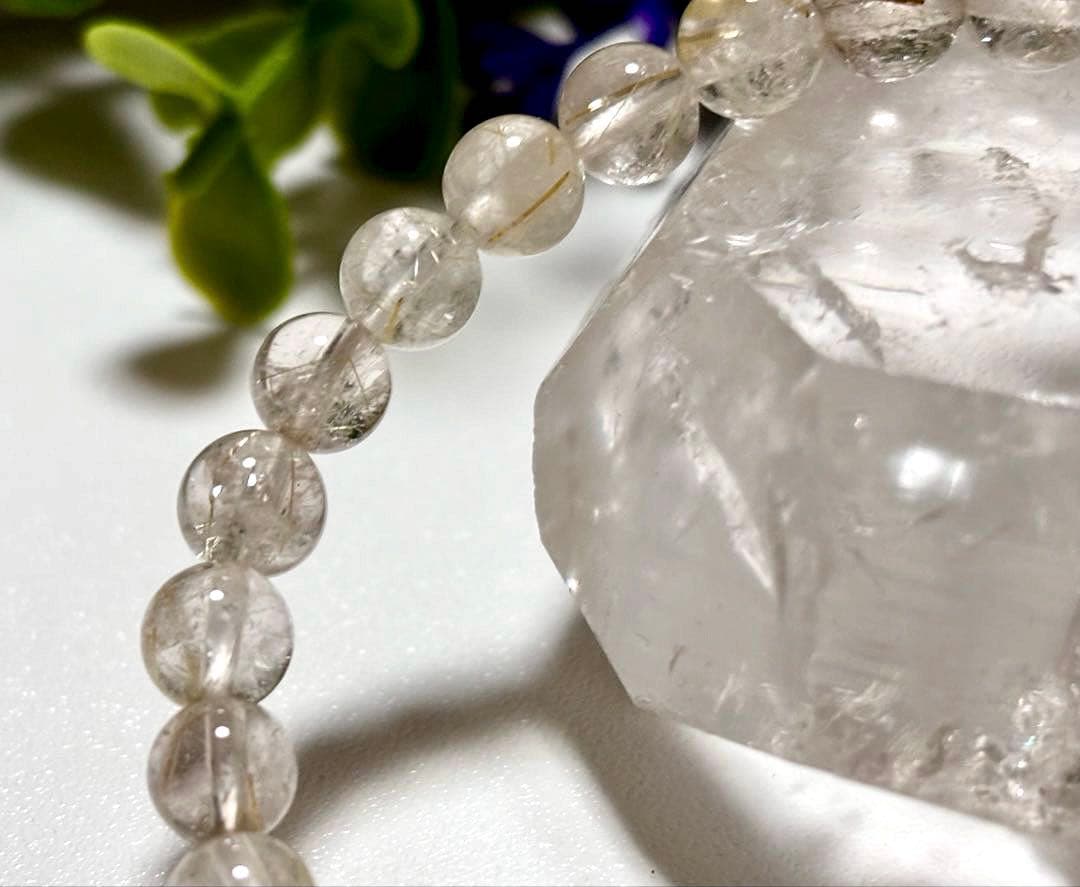 感謝特価　究極品質　超希少幻の銘石　幻の山梨乙女鉱山産ゴールドルチルクォーツ