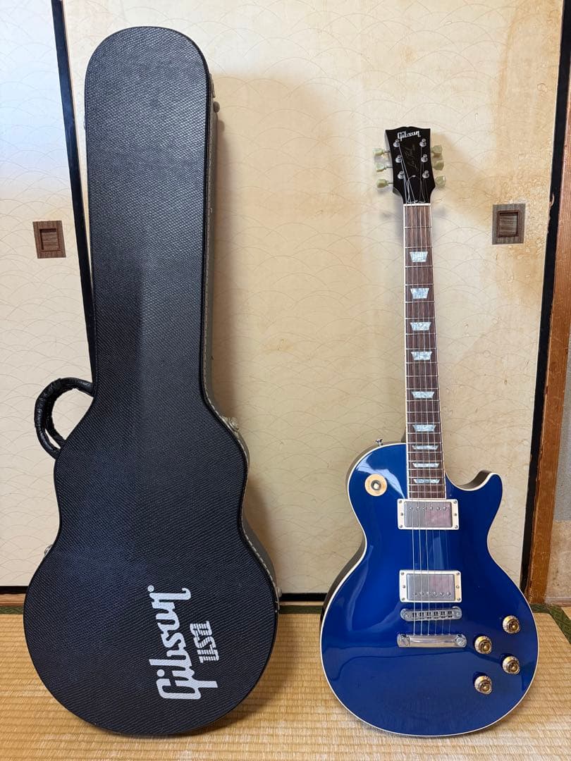 ギター Gibson Les Paul Standard Sapphire Blue Gibson Limited Run Les Paul Standard '60s AAA Top Electric Guitar