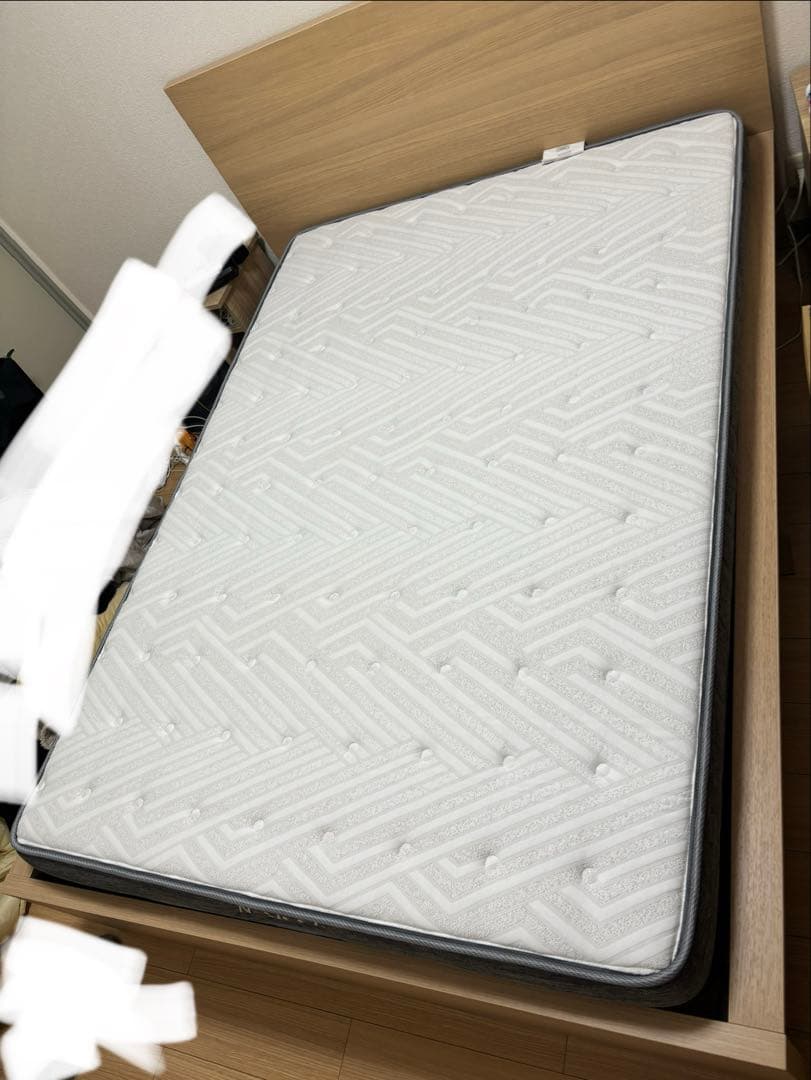 奈々さん　ニトリ ダブルマットレス Nスリープ ハード