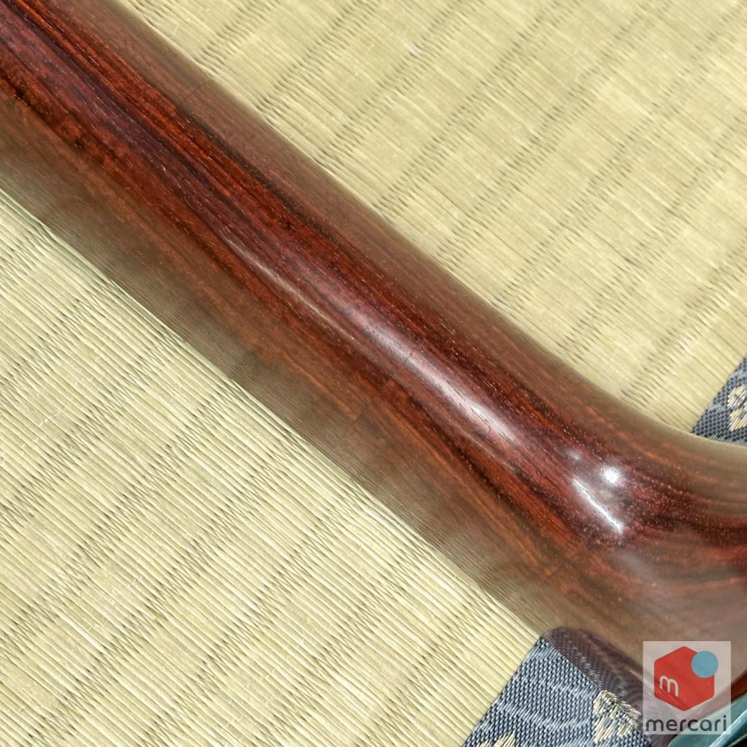 新品 津軽三味線 本体 紅木 太棹 展示品 新品軽量ケース付 新津01