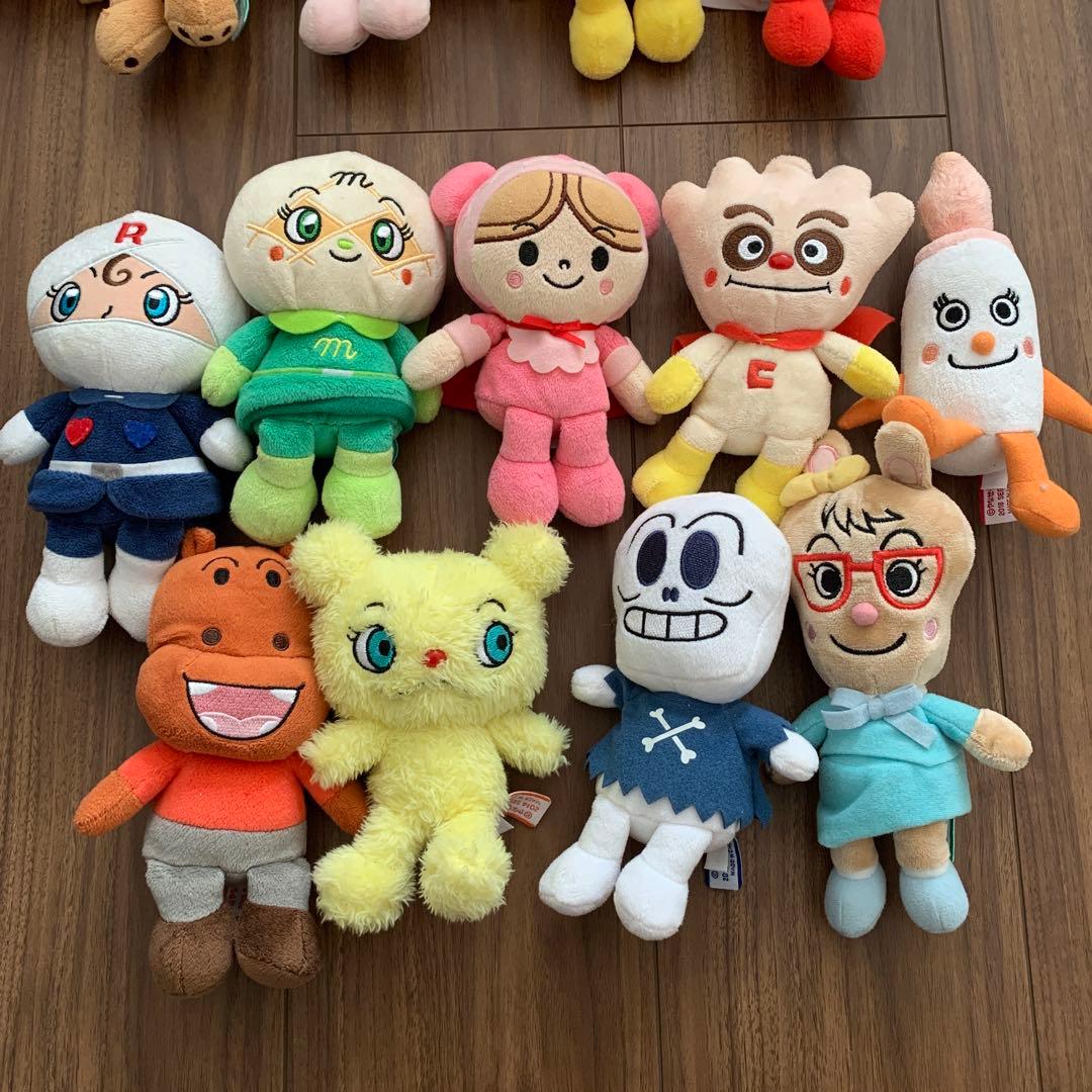 まとめ売り】アンパンマン ぬいぐるみ ぷりちぃビーンズ37体セット