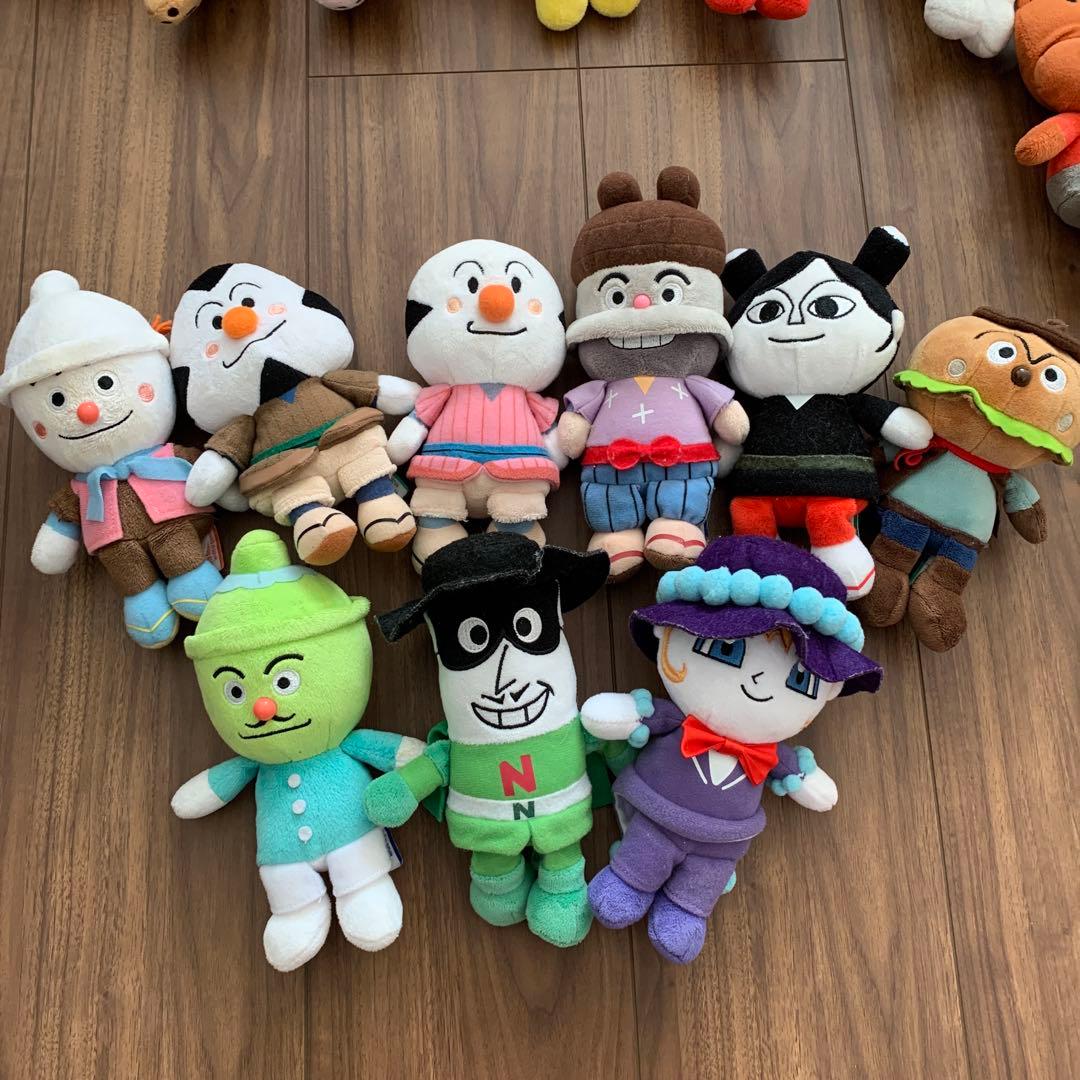 まとめ売り】アンパンマン ぬいぐるみ ぷりちぃビーンズ37体セット