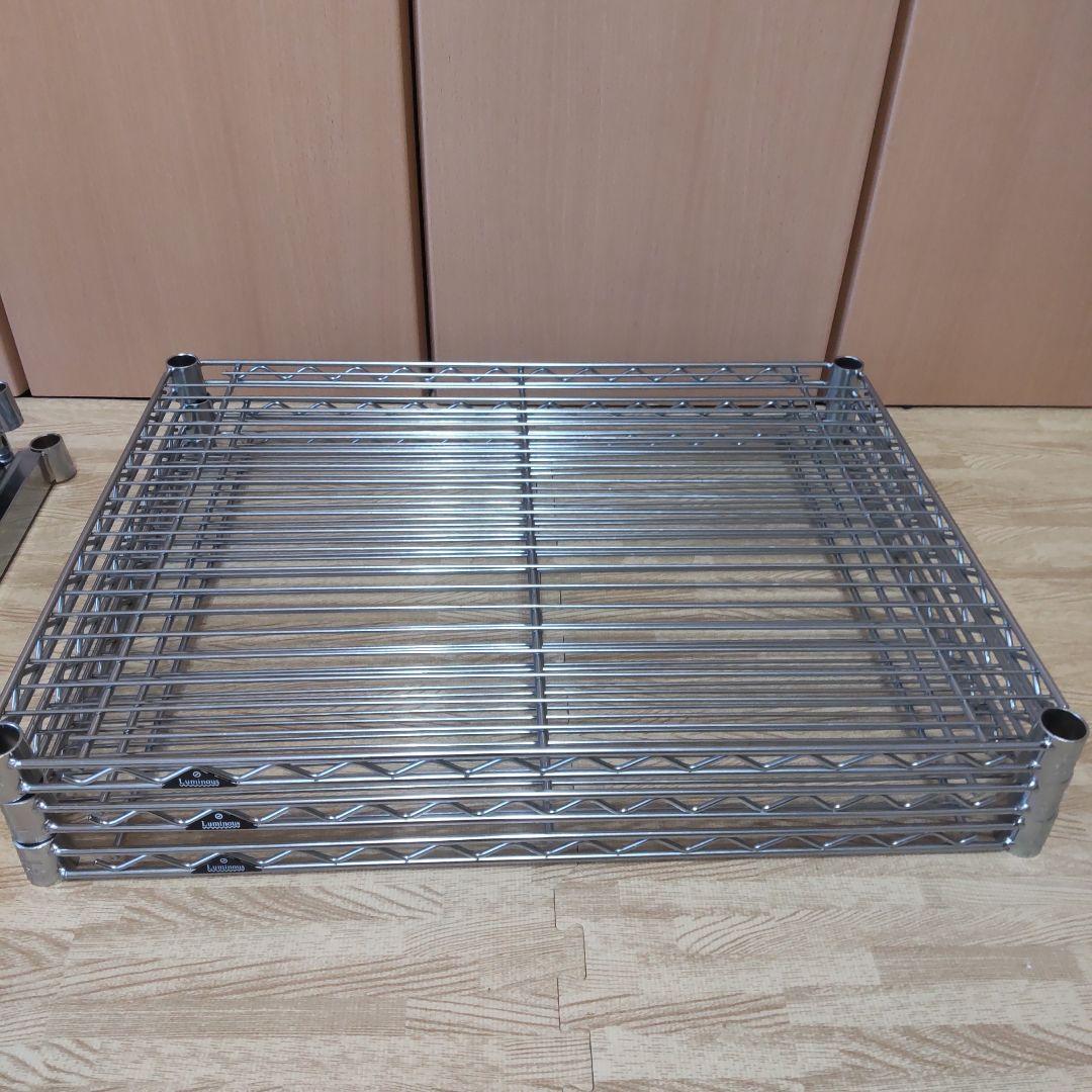 Luminous 突っ張りスチールラック 幅60cm 6段