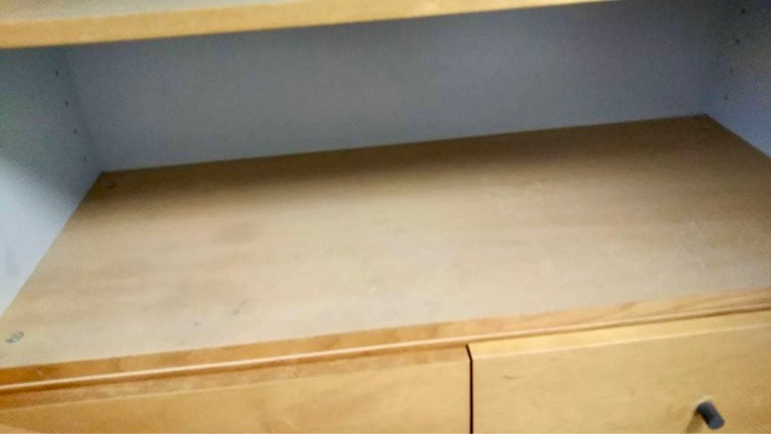 【廃盤・希少】送料込 無印良品キャビネット（食器棚・カップボード）ナチュラル木製