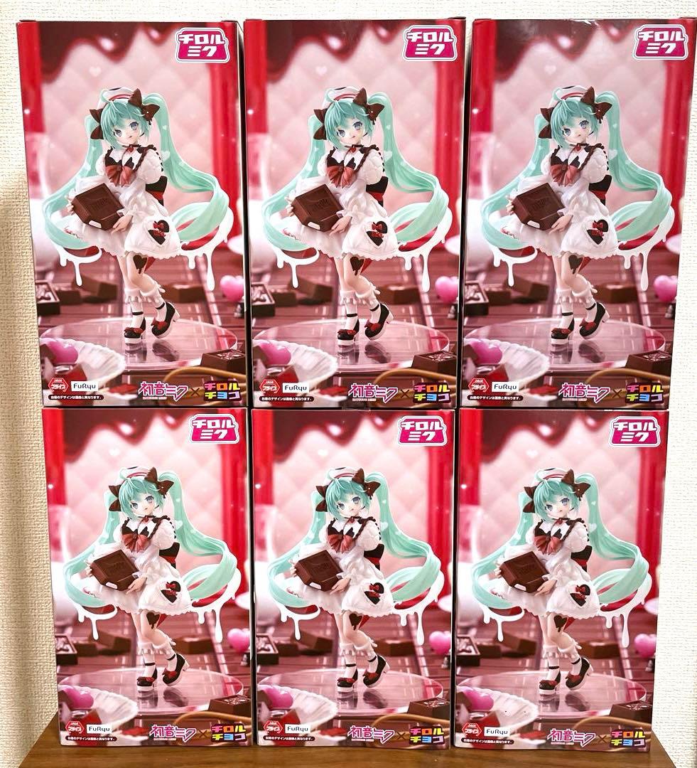 初音ミクTrio-Try-iT Figure 初音ミク×チロルチョコ 6個