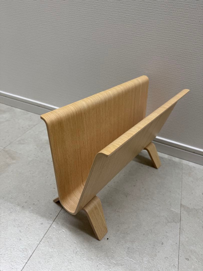 ＼美品／サイトーウッド　ナチュラルウッド マガジンラック