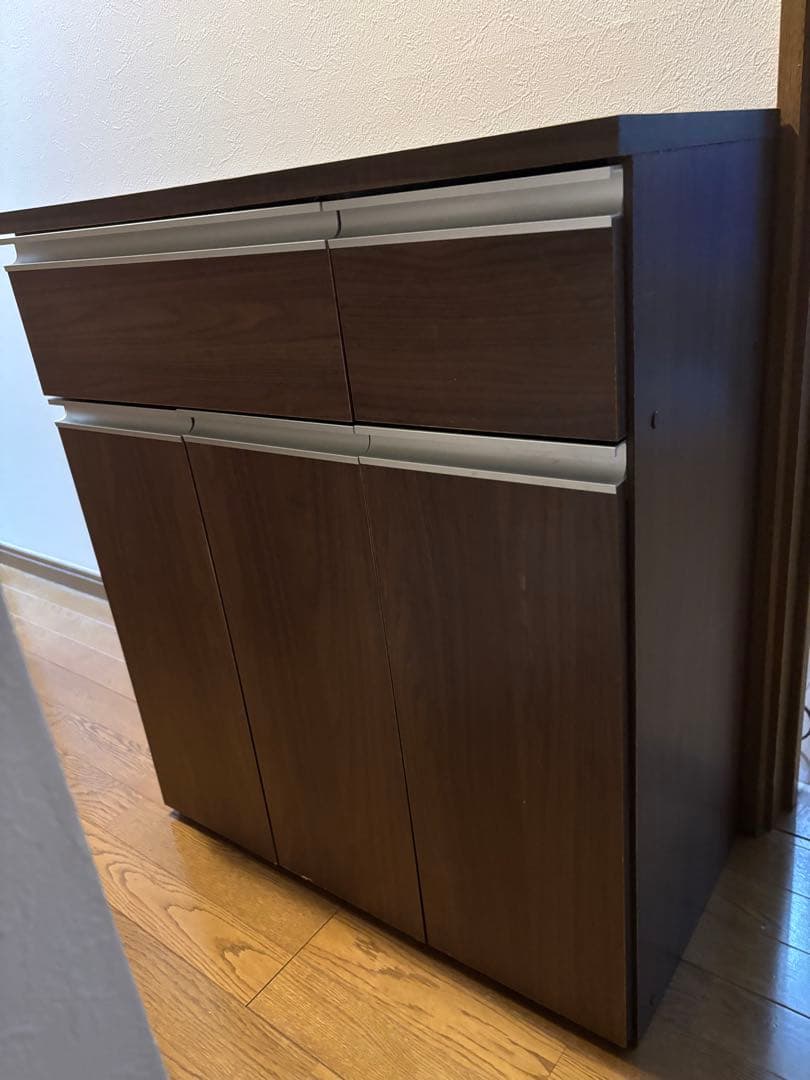 アイリスオーヤマ　ペールカウンター　食器棚　蓋つきゴミ箱　キッチン　収納棚