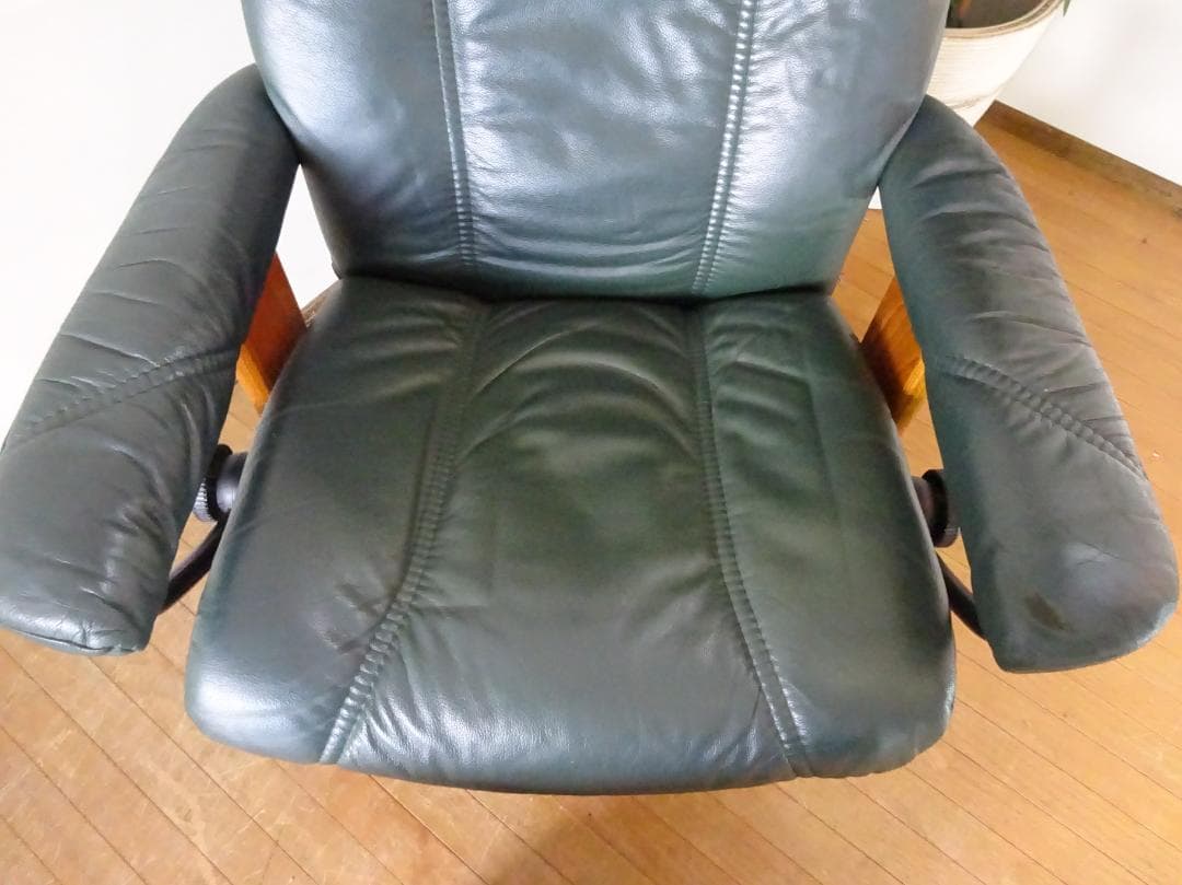 エコーネス　コンサル　ストレスレスチェア　オットマン付　リクライニング　北欧