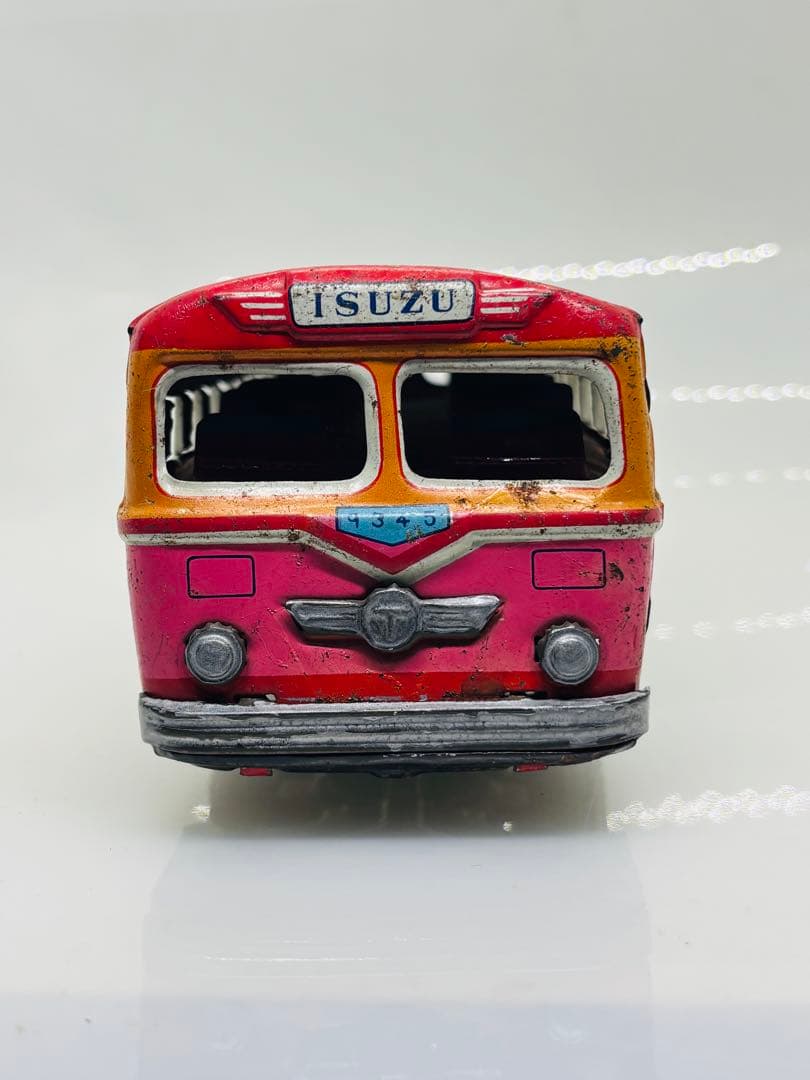 モ*ガ様 アサヒ玩具ATC当時物ブリキ☆いすゞ観光バス1950年代大型24