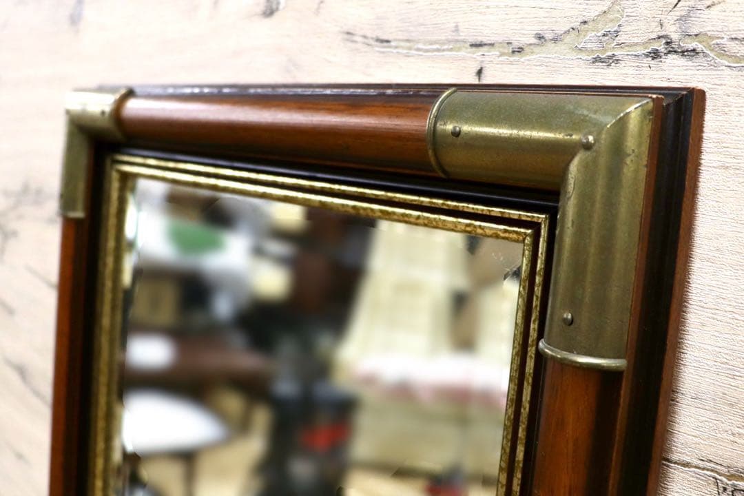 GMGS273○イタリア製 クラシック 鏡 姿見 アンティーク 壁掛けミラー