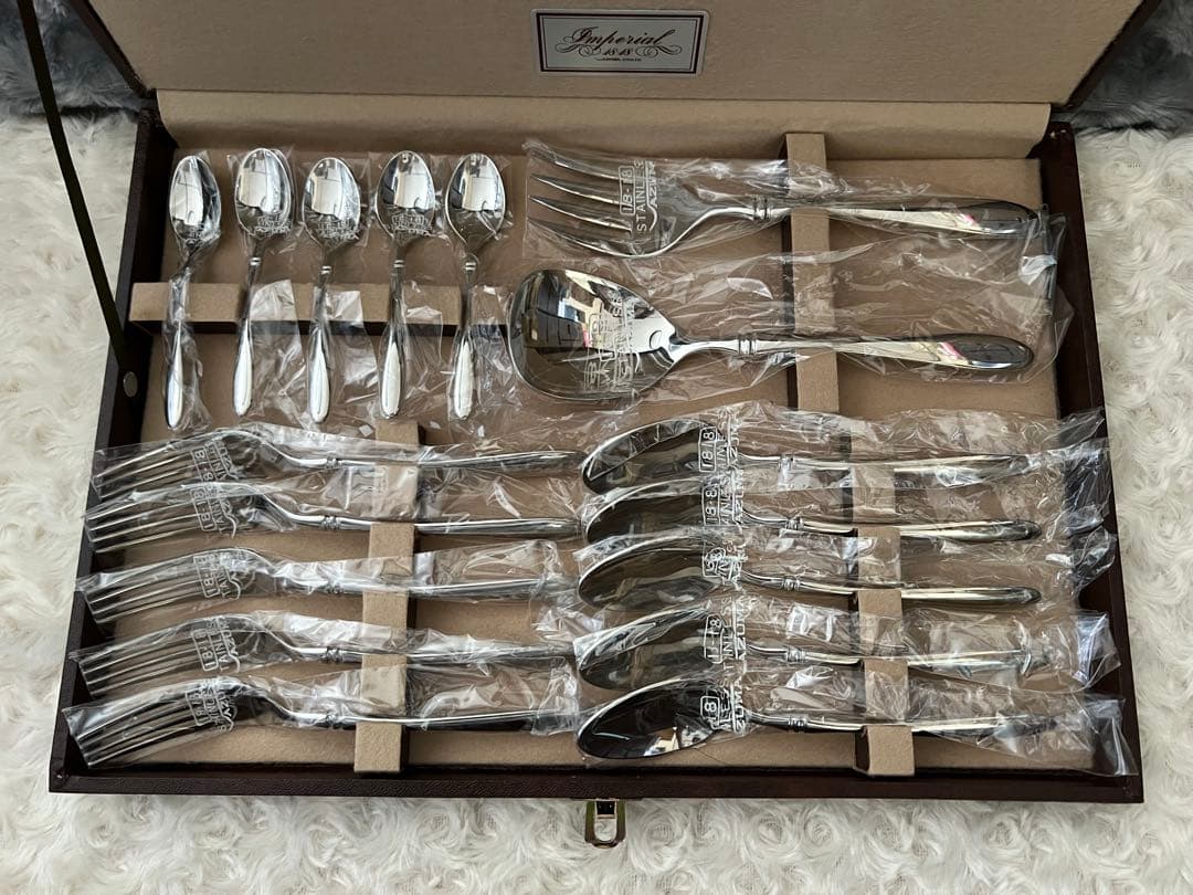 アズマ　カトラリーセット　インペリアル 18-18 ディナーセット〈22本〉③