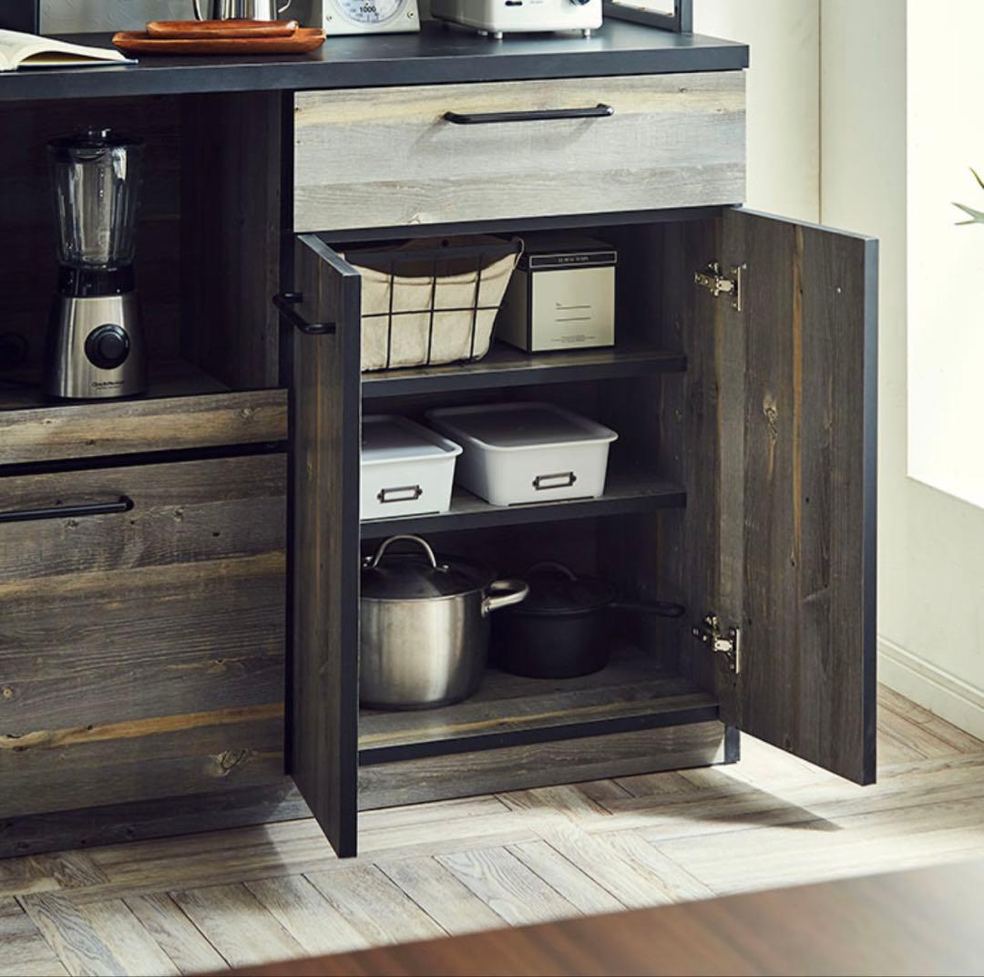 【送料込み】【12月末までの出品】大川家具 食器棚 カップボード キッチンボード