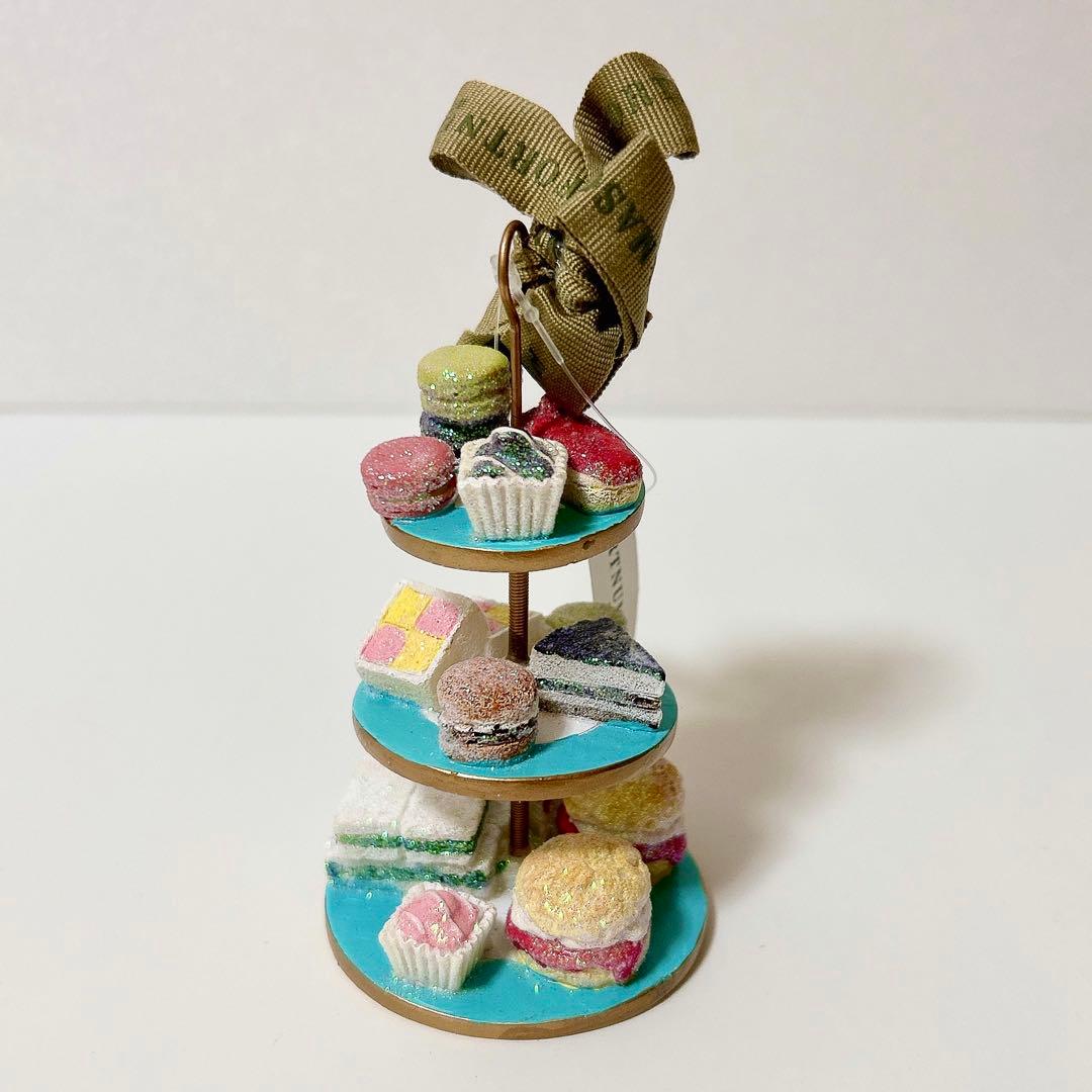 フォートナム・メイソン ティーポット＋ケーキスタンド　オーナメント2個セット