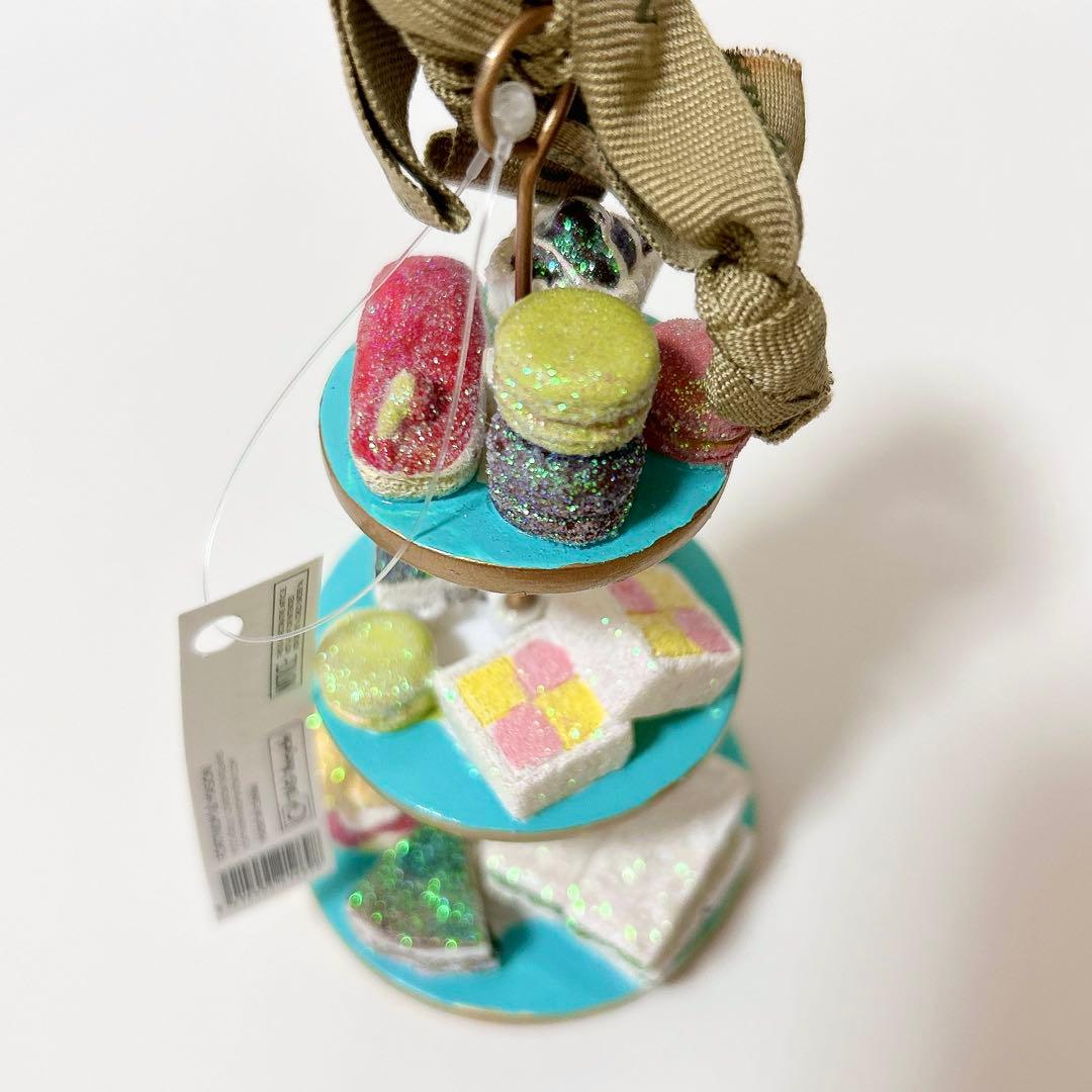 フォートナム・メイソン ティーポット＋ケーキスタンド　オーナメント2個セット