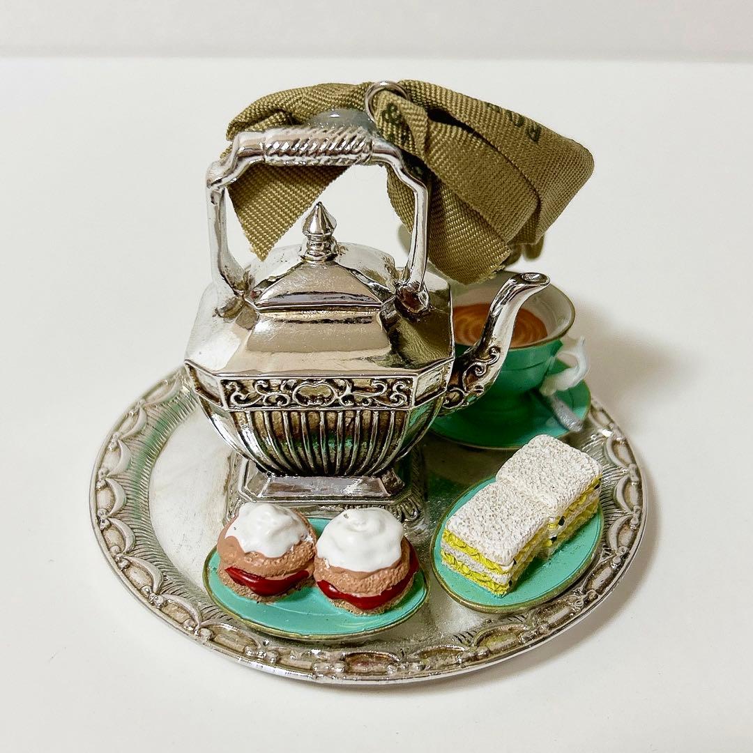 フォートナム・メイソン ティーポット＋ケーキスタンド　オーナメント2個セット