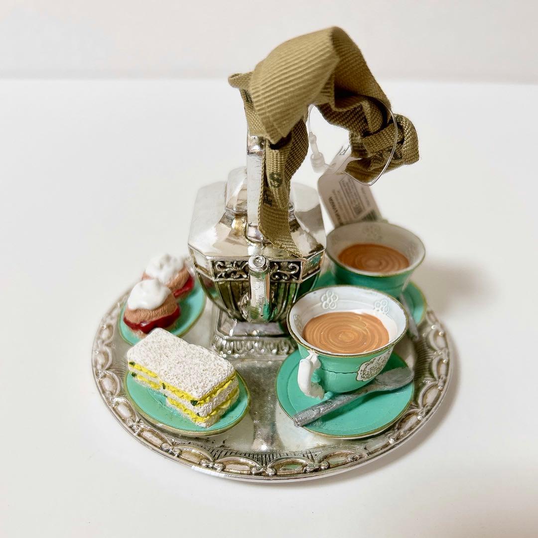 フォートナム・メイソン ティーポット＋ケーキスタンド　オーナメント2個セット