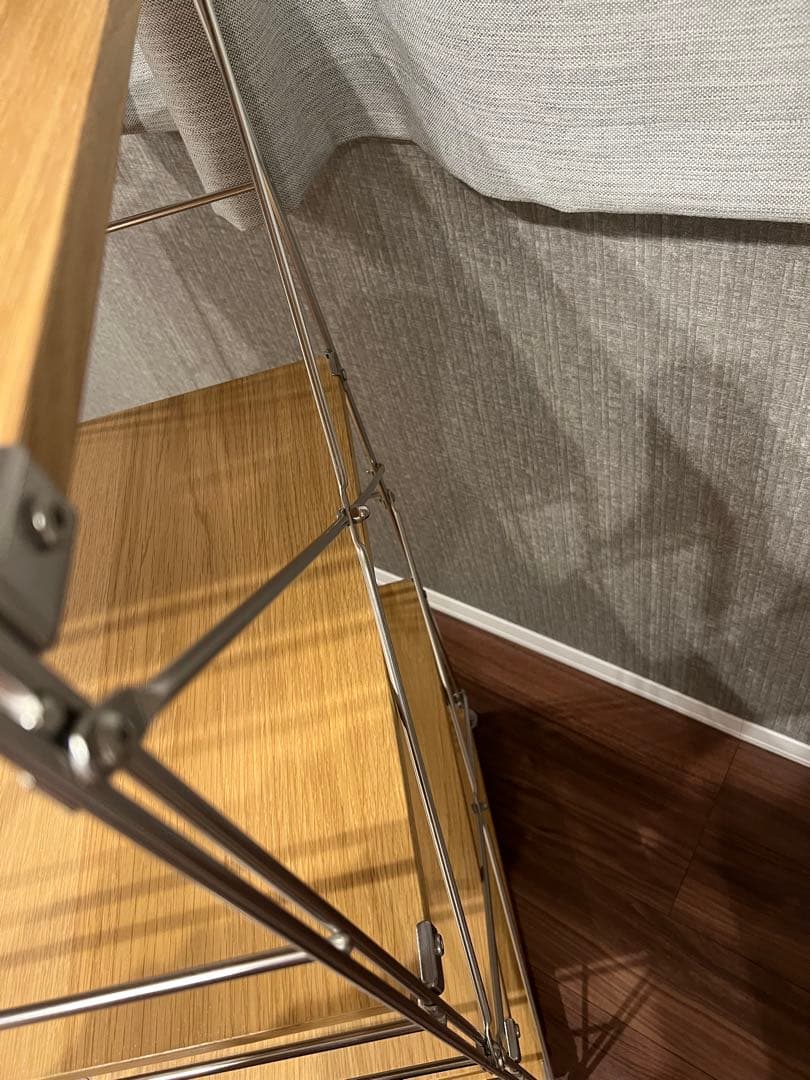 無印良品ステンレスユニットシェルフ　ナチュラルウッド4段シェルフ