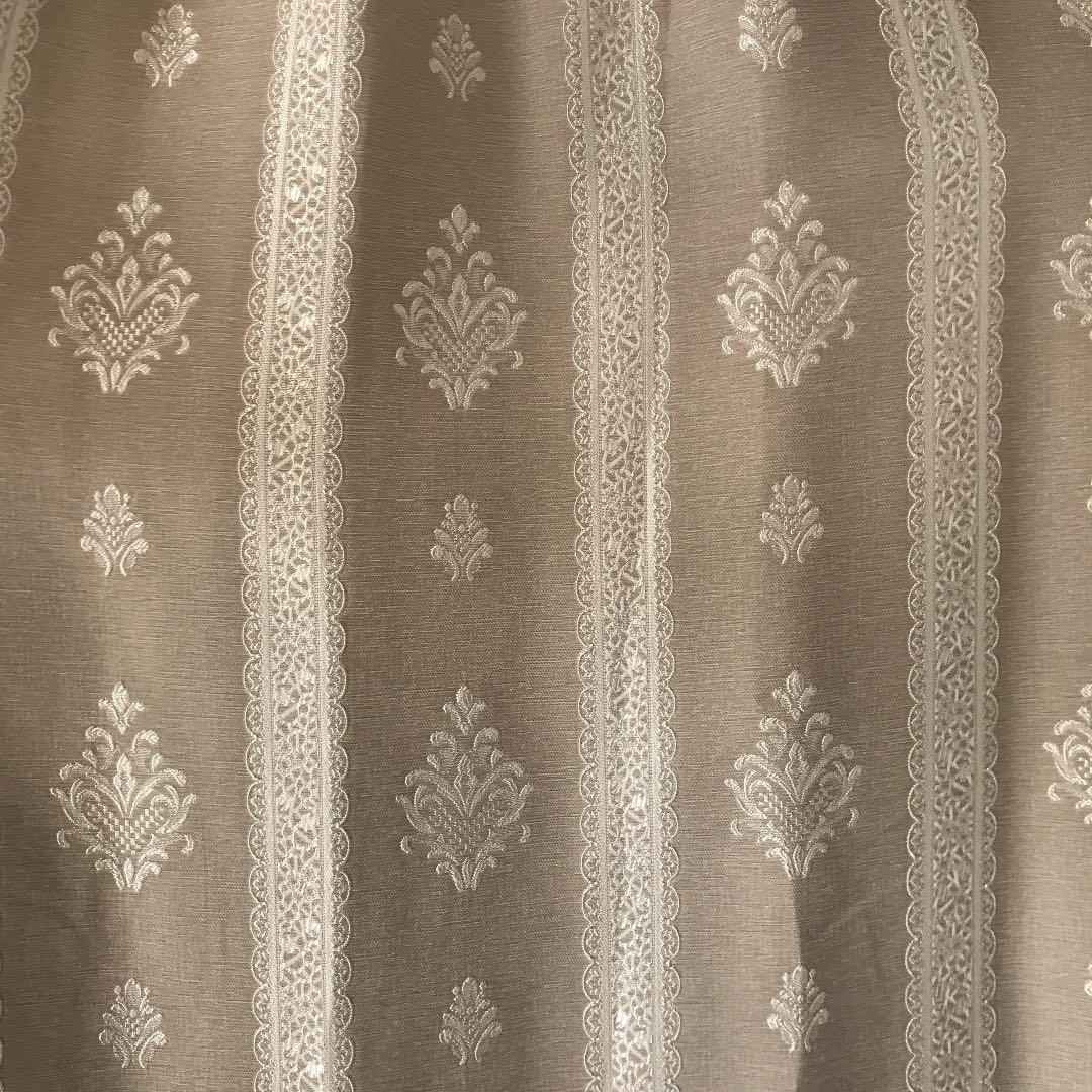 【4枚組】カーテン+カーテンレース