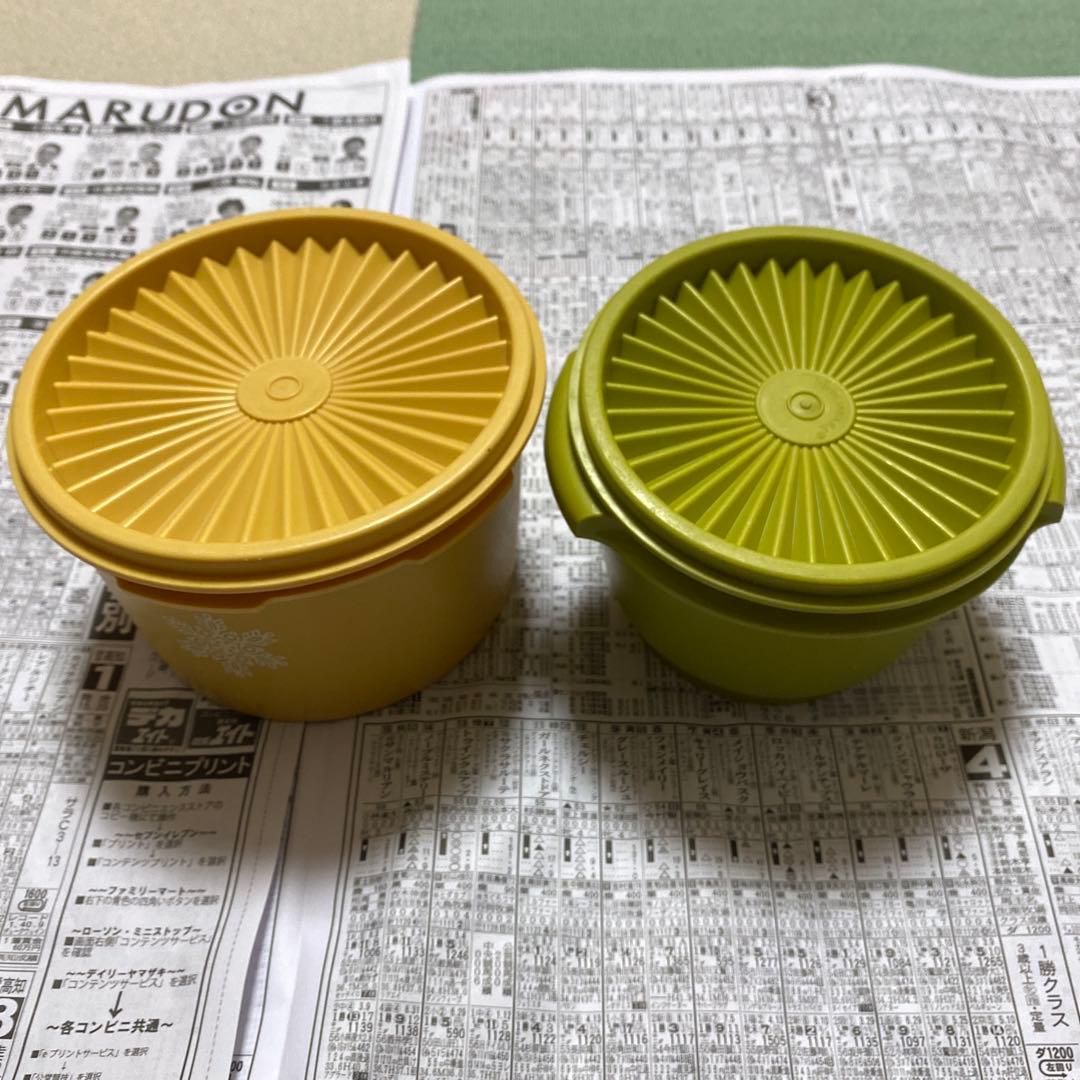 タッパーウェアデコレーター食品保存容器セット 6個