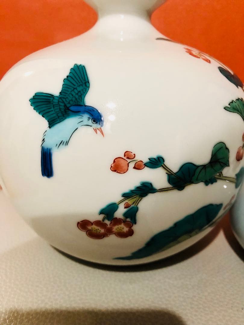 希少品 九谷靑郊 九谷堂 花瓶2セット 完全美品 - メルカリ