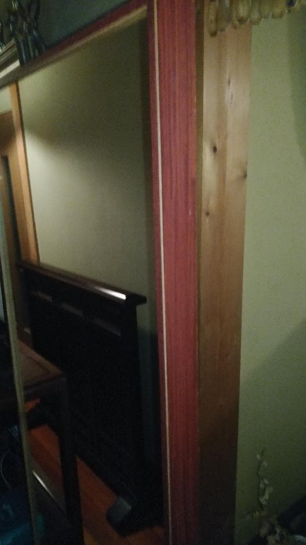 美しい彫刻★全身ミラー、全身 鏡、大型、姿見