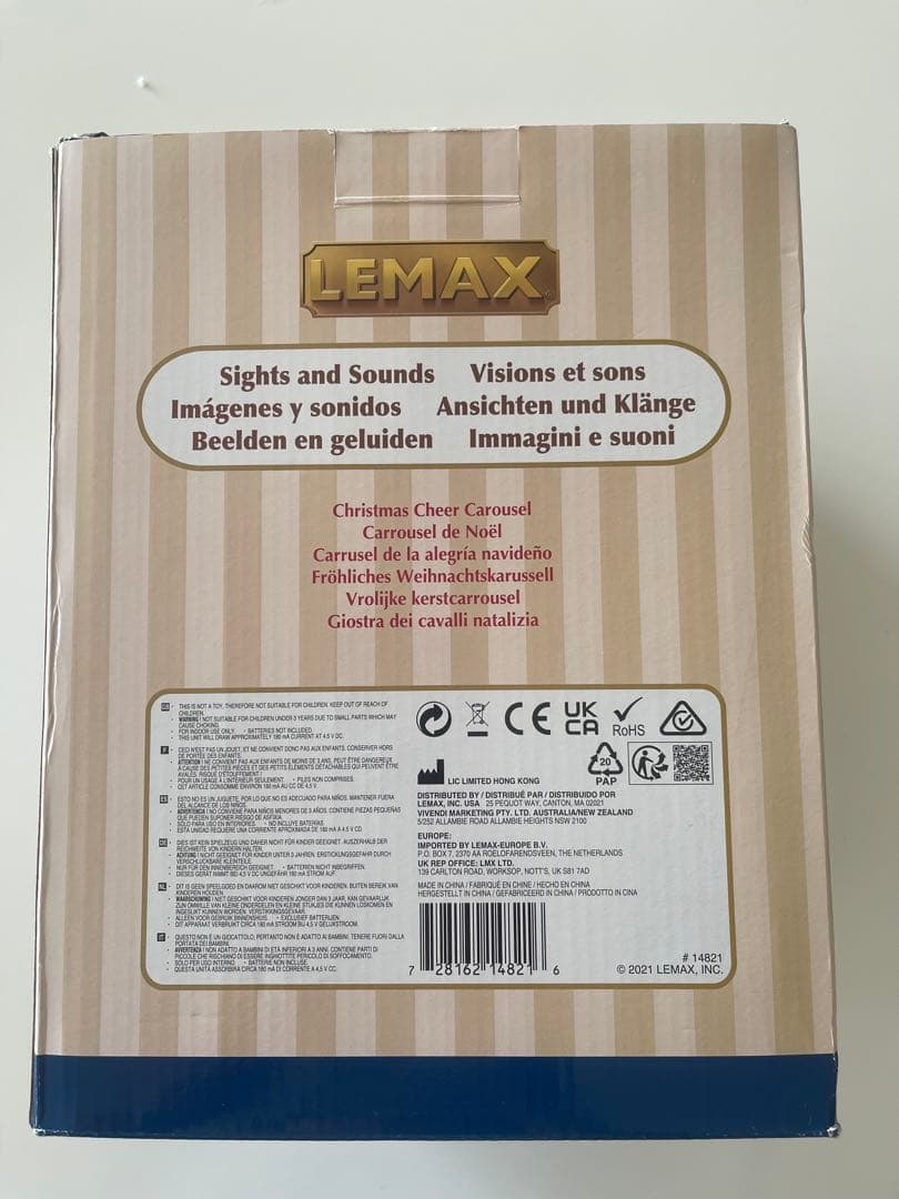 オルゴール Lemax Christmas Cheer Carousel