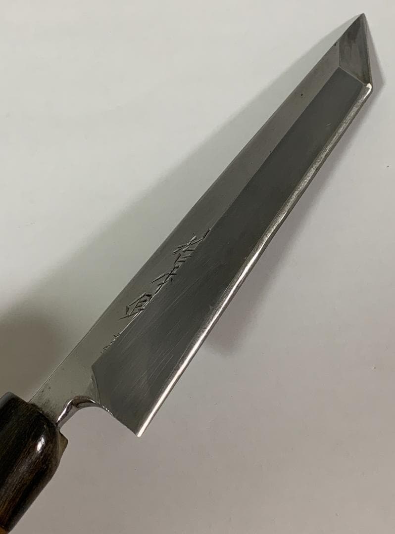 正千代 純日本鋼 正本系 鰻裂包丁　17.6Cm