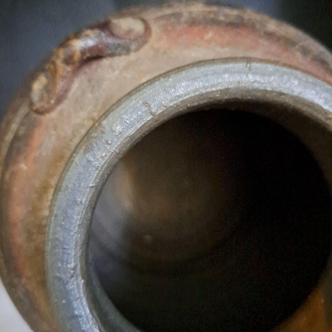 KaZe3456様専用 茶道道 桃山時代 古備前焼 茶壺 3耳壺 三角刻印