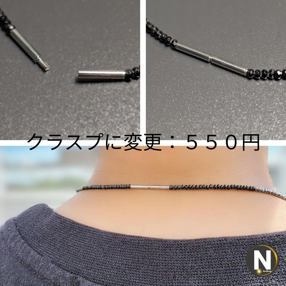 一点物 ペンダント ネックレス タイチンルチル チタンスピネル 極太金針水晶