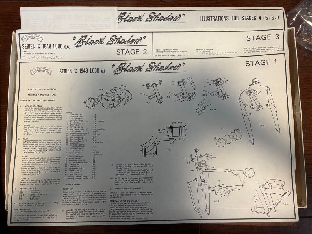 ヴィンセント Black Shadow 1/8スケール メタルキット 未組立 - メルカリ