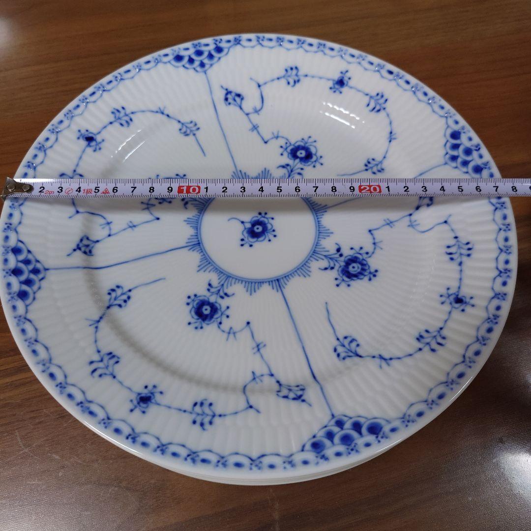 【5枚セット】ロイヤルコペンハーゲン ハーフレース 大皿 28cm